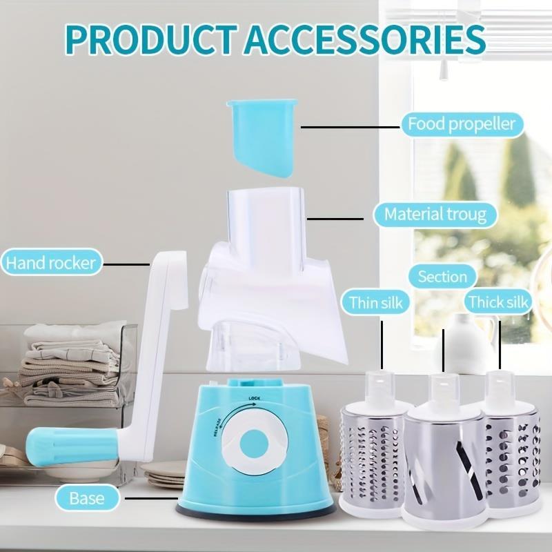 LUXIGEAR™ 3 In 1 Vegetable Slicer and Shredder