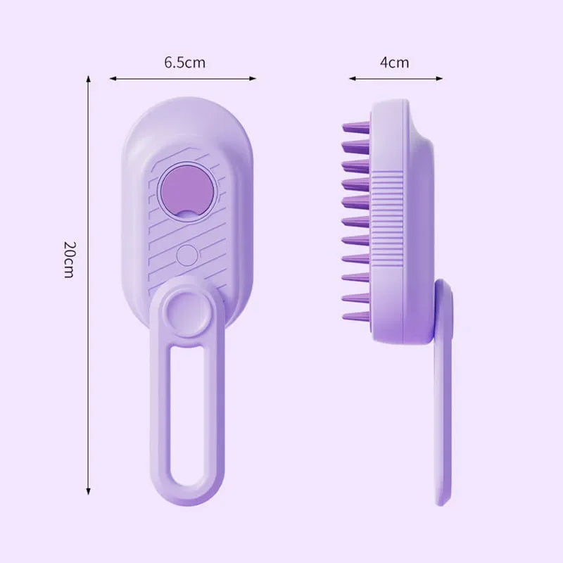 PetJiggle™ 3 In 1 Pet Steam Brush Comb With Essential Oil