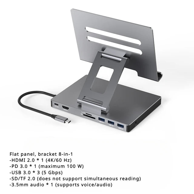 XIBUZZ™ 9 Ports Hub Tablet Holder