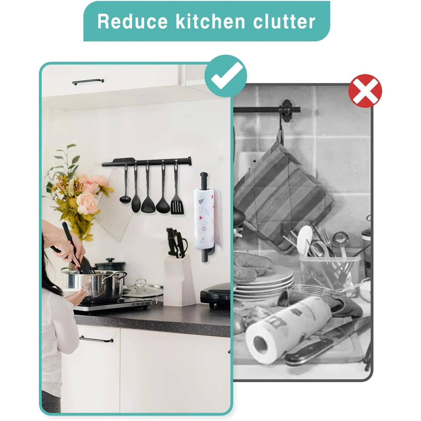FlexiGear™ Stainless Steel Paper Towel Holder