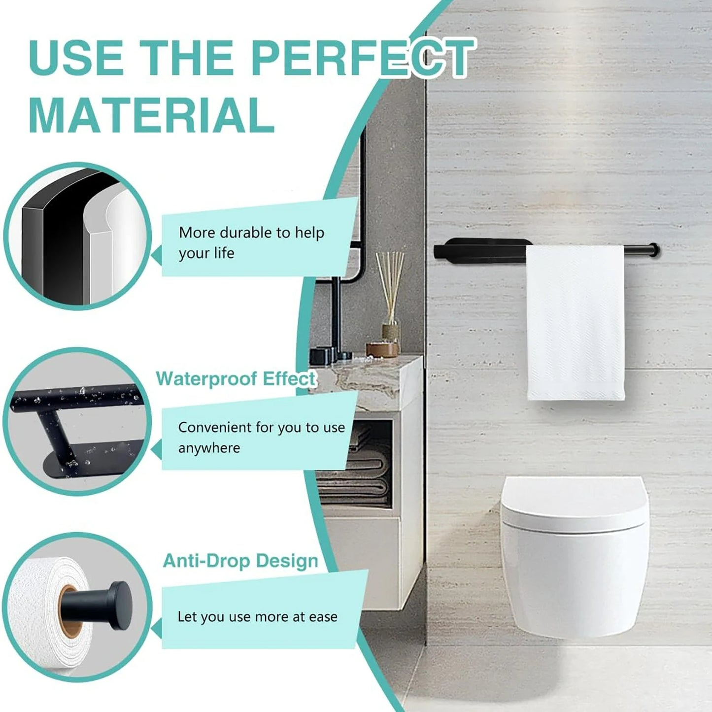FlexiGear™ Stainless Steel Paper Towel Holder