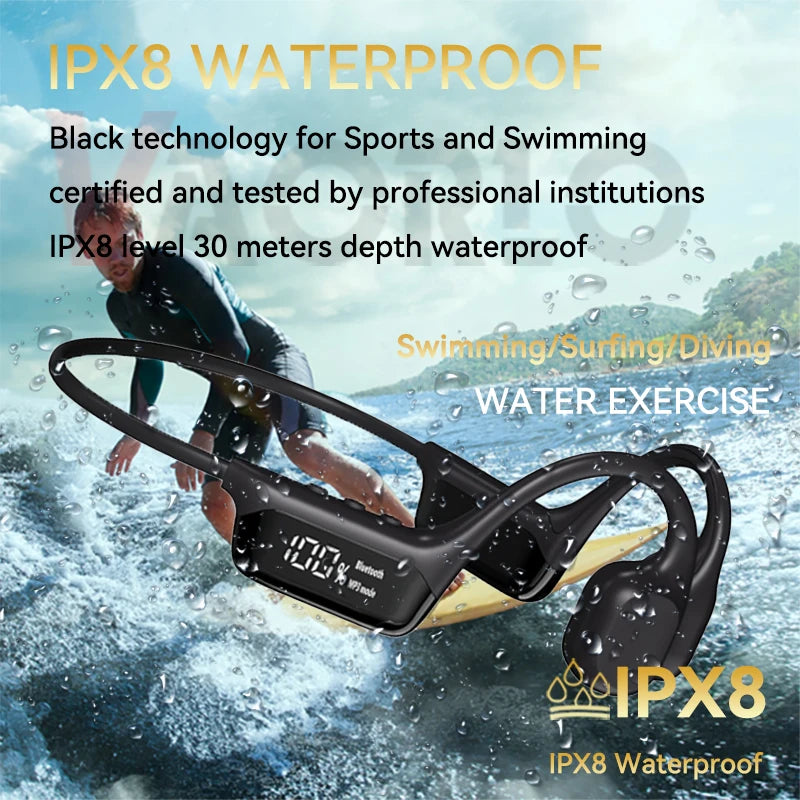 XIBUZZ™ Swimming Wireless Headphones IPX8