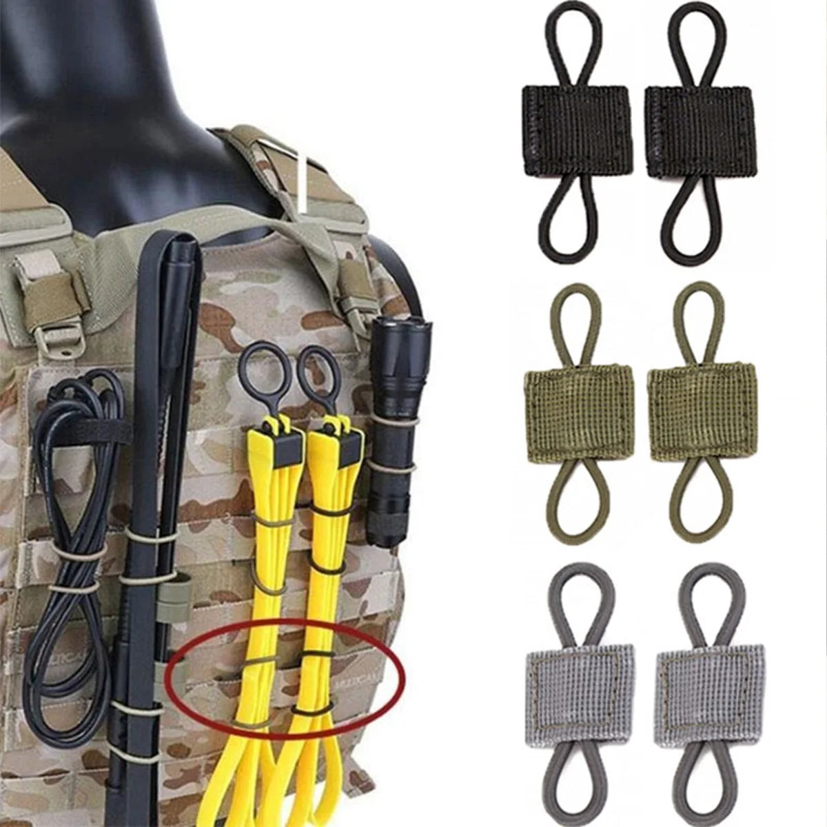 Backpack Elastic Binding Buckles 5pcs