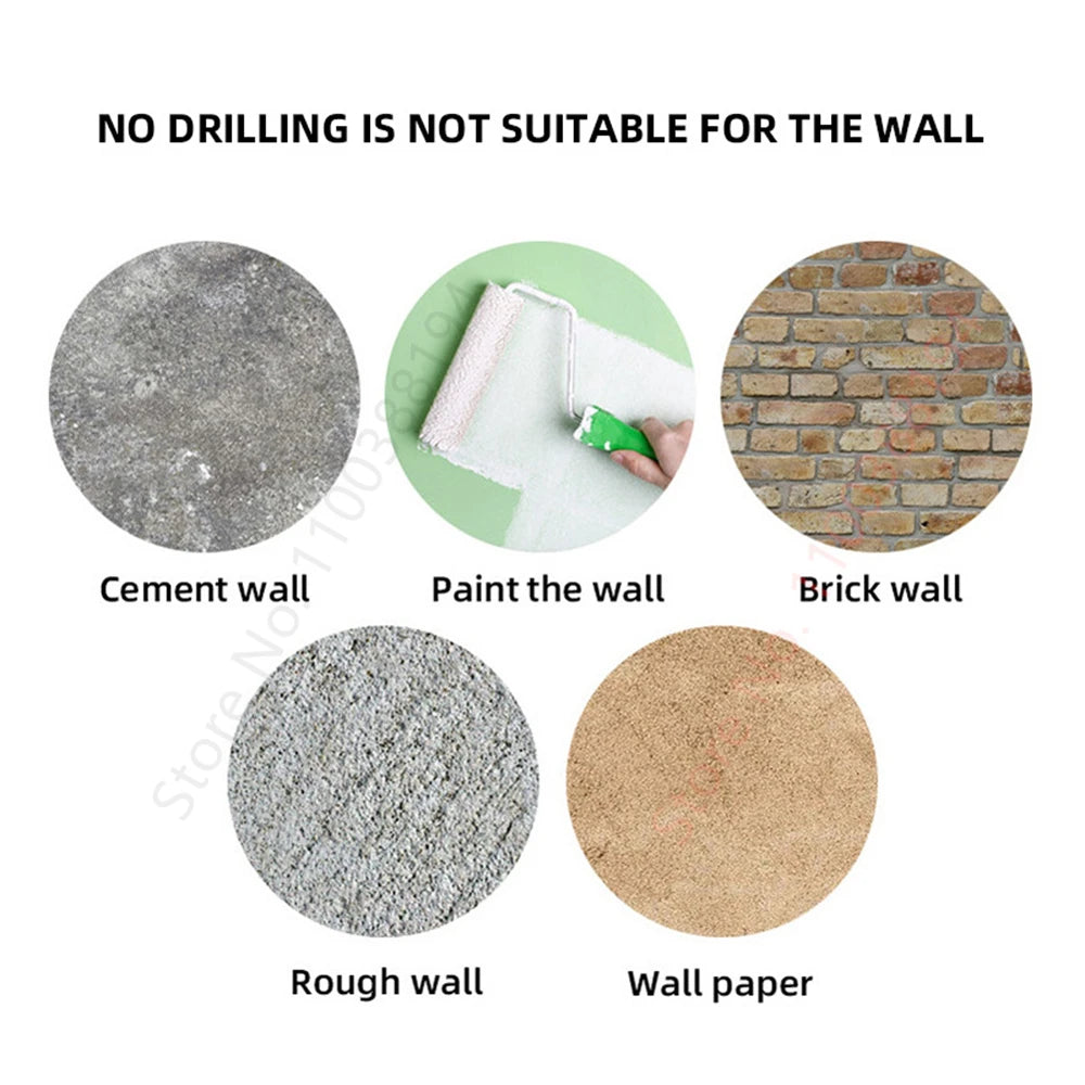 FlexiGear™ No Drill Adhesive Toilet Roll Paper Holder