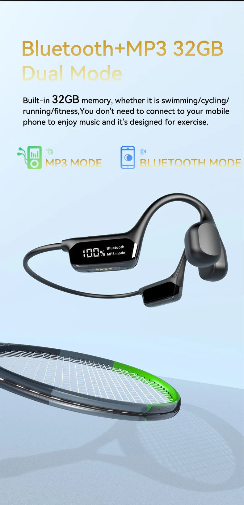 XIBUZZ™ Swimming Wireless Headphones IPX8