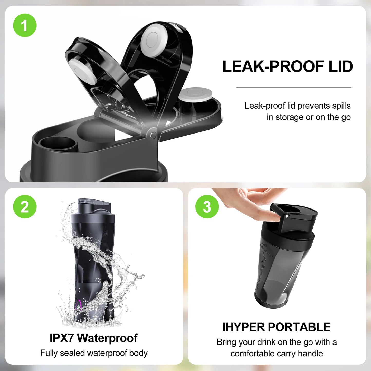 LUXIGEAR™ Electric Portable Juicer 700ML