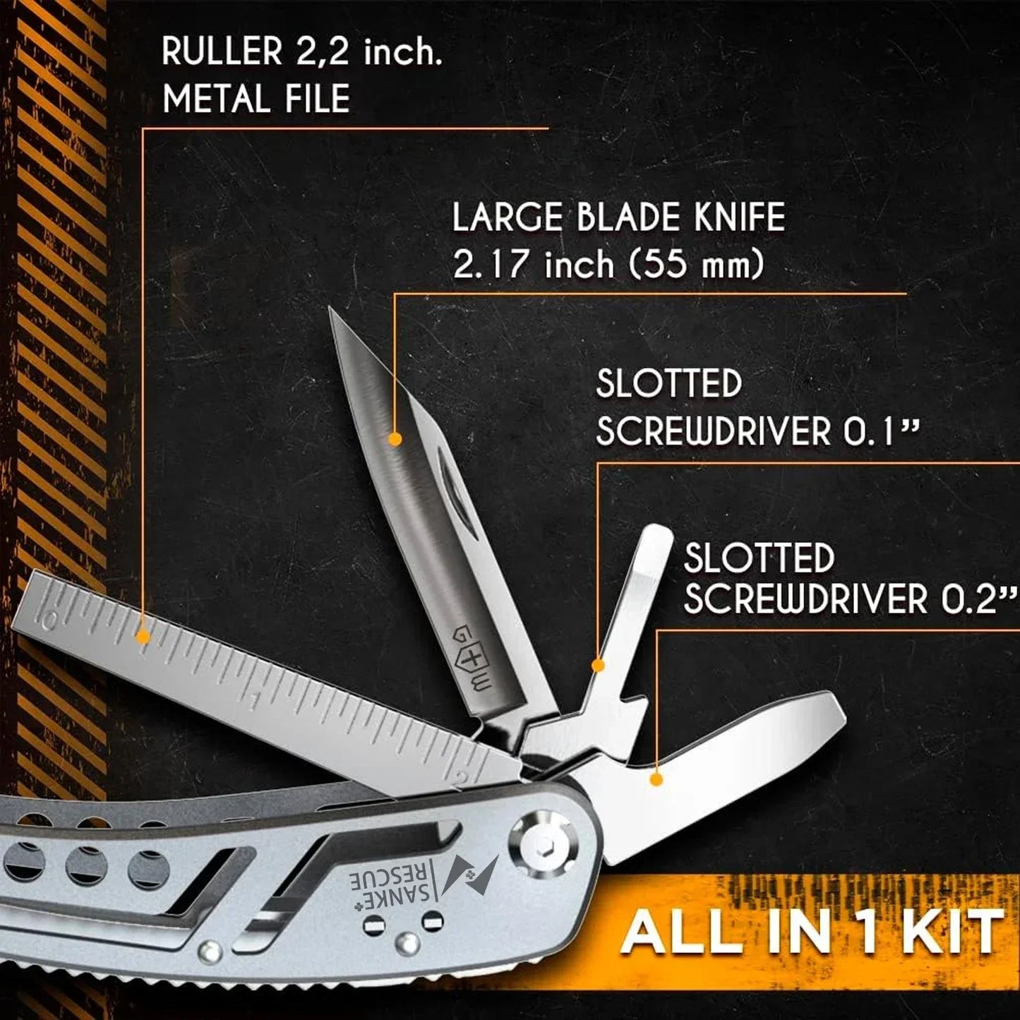 FlexiGear™ 24 In 1 Multifunctional Wire Cutters Pliers
