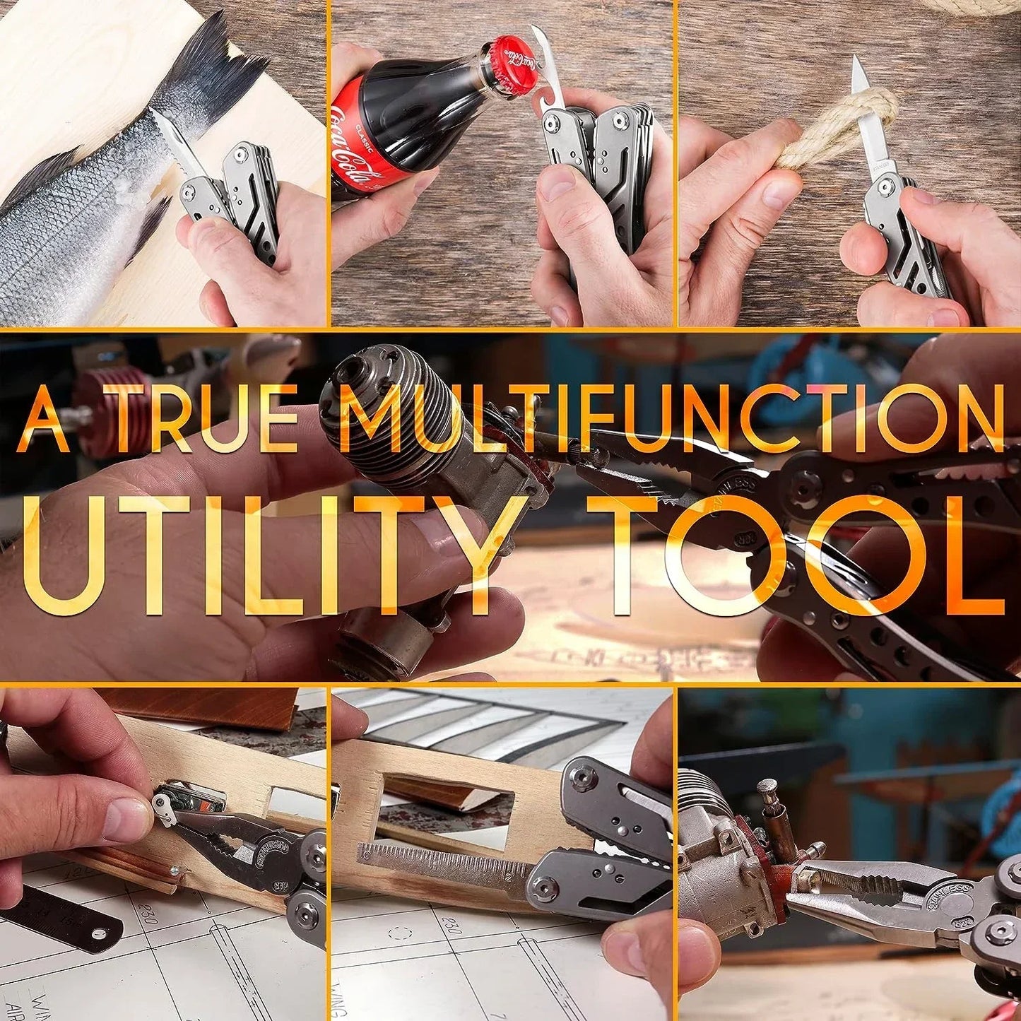 FlexiGear™ 24 In 1 Multifunctional Wire Cutters Pliers