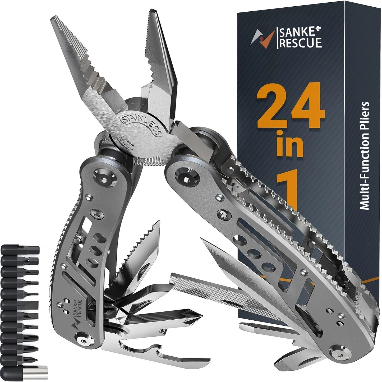 FlexiGear™ 24 In 1 Multifunctional Wire Cutters Pliers