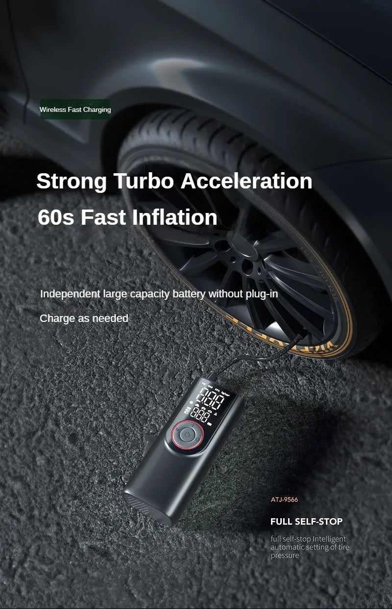 FlexiGear™ 2-In-1 Portable Inflator Pump and Power Bank