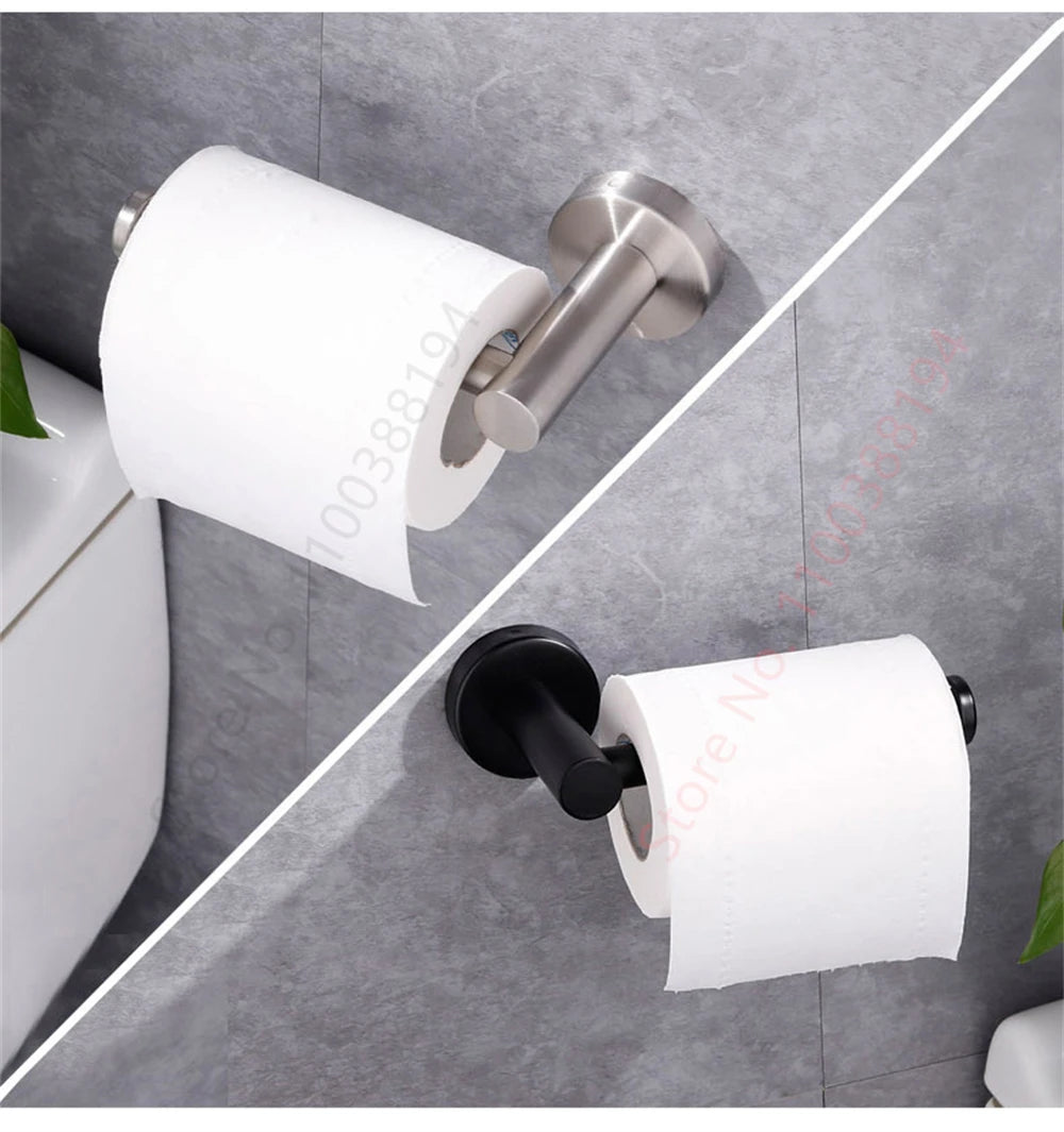 FlexiGear™ No Drill Adhesive Toilet Roll Paper Holder