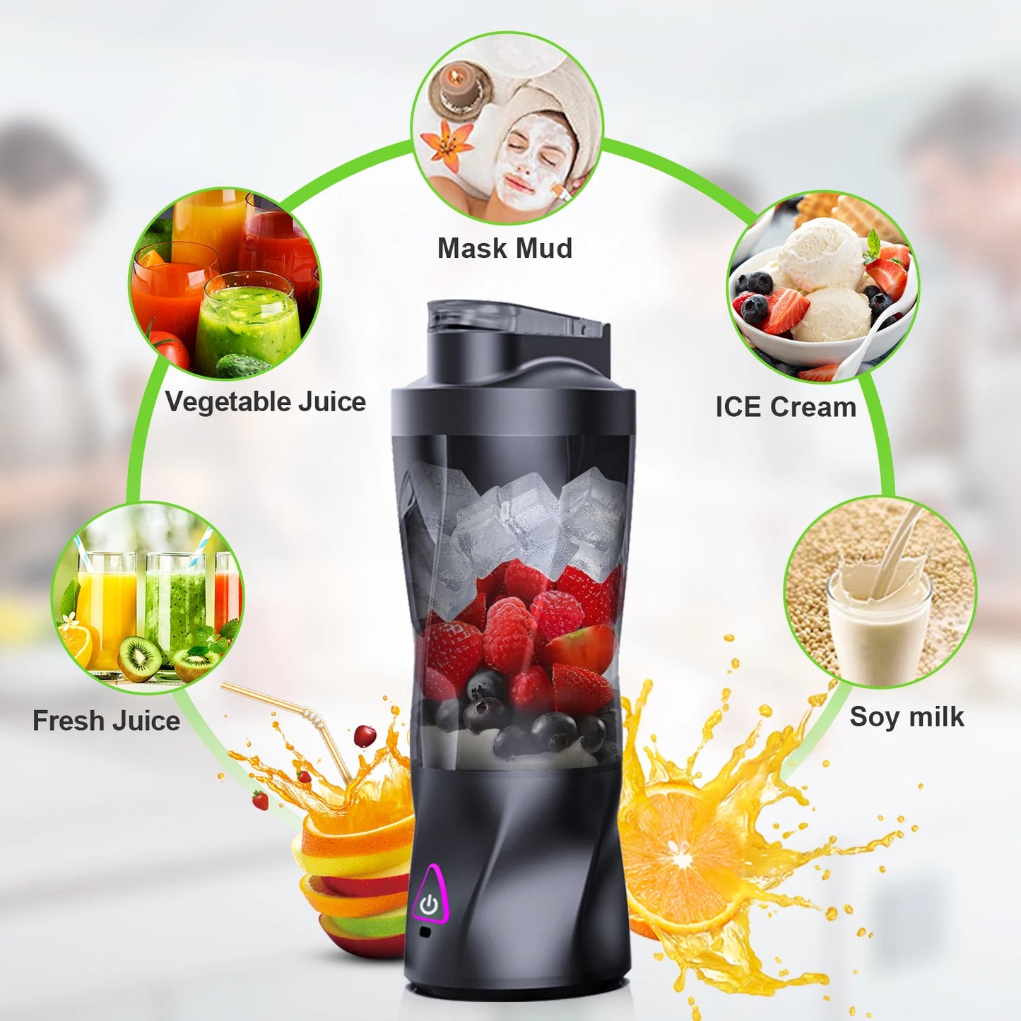 LUXIGEAR™ Electric Portable Juicer 700ML