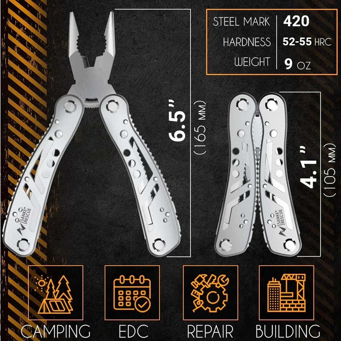 FlexiGear™ 24 In 1 Multifunctional Wire Cutters Pliers