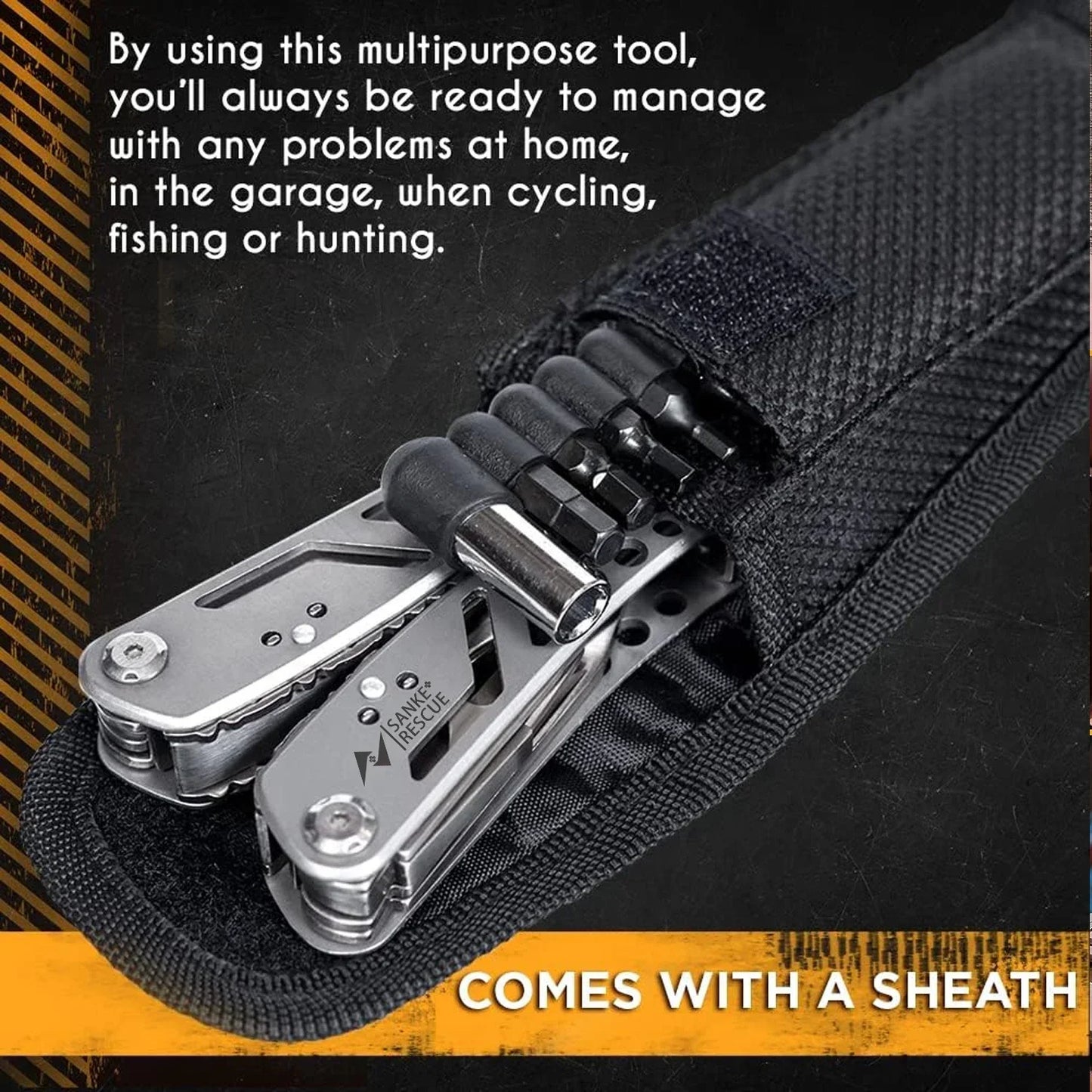 FlexiGear™ 24 In 1 Multifunctional Wire Cutters Pliers