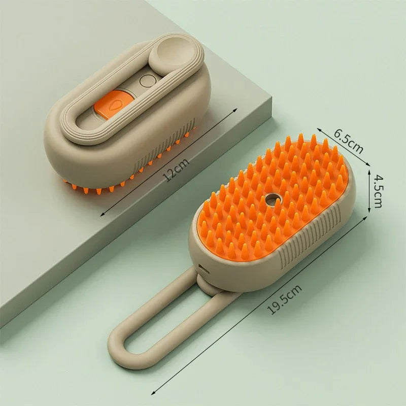 PetJiggle™ 3 In 1 Pet Steam Brush Comb With Essential Oil
