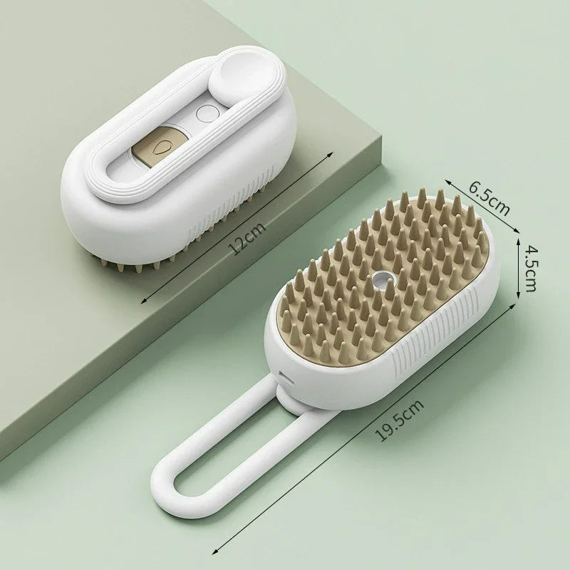 PetJiggle™ 3 In 1 Pet Steam Brush Comb With Essential Oil