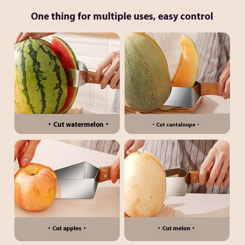 Triangle Cutting Knife Watermelon Fruit Splitter - 430 Stainless Steel