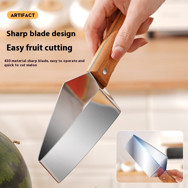 Triangle Cutting Knife Watermelon Fruit Splitter - 430 Stainless Steel
