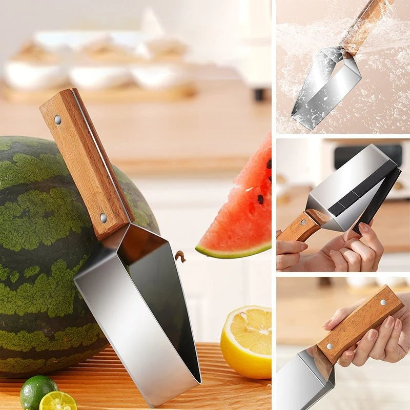 Triangle Cutting Knife Watermelon Fruit Splitter - 430 Stainless Steel
