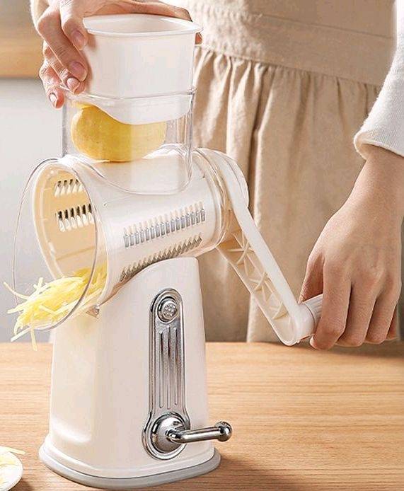 LUXIGEAR™ 5 In 1 Rotary Cheese Grater