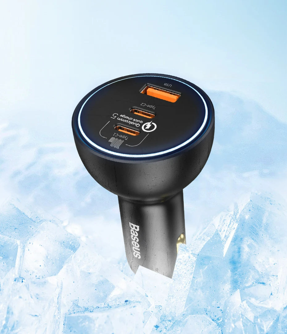 Baseus 160W USB C Car Charger QC 5.0 Adapter