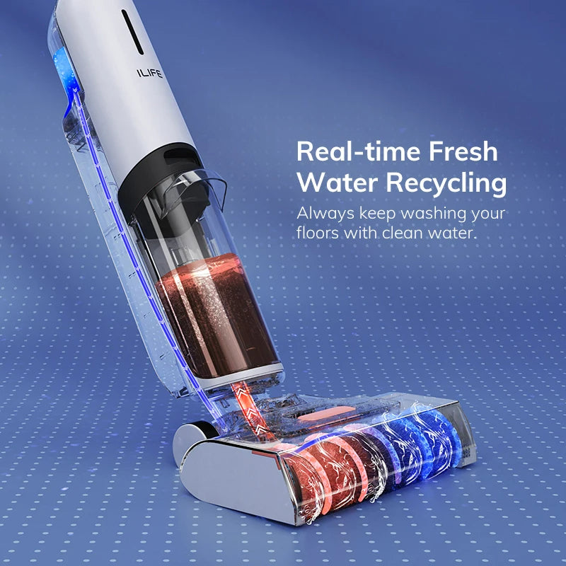 FlexiGear™ Cordless Smart Vacuum Cleaner 2.5L Dual Water Tank