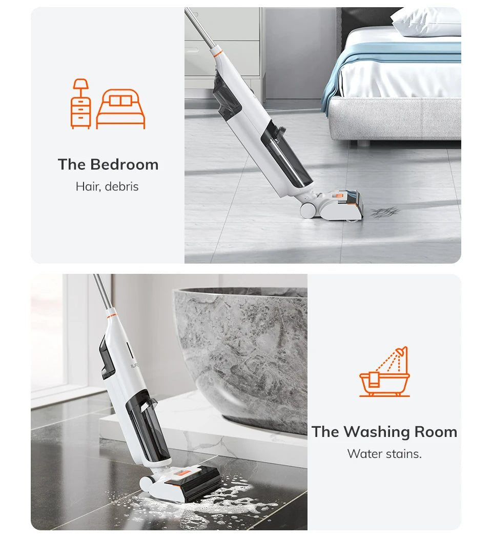 FlexiGear™ Cordless Smart Vacuum Cleaner 2.5L Dual Water Tank