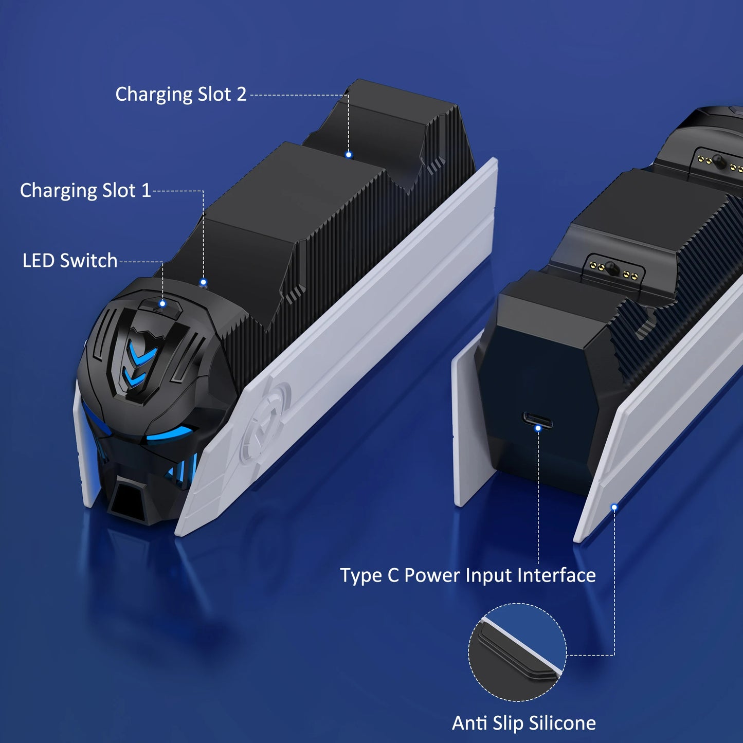 XIBUZZ™ PS5 Dual Controller Charger