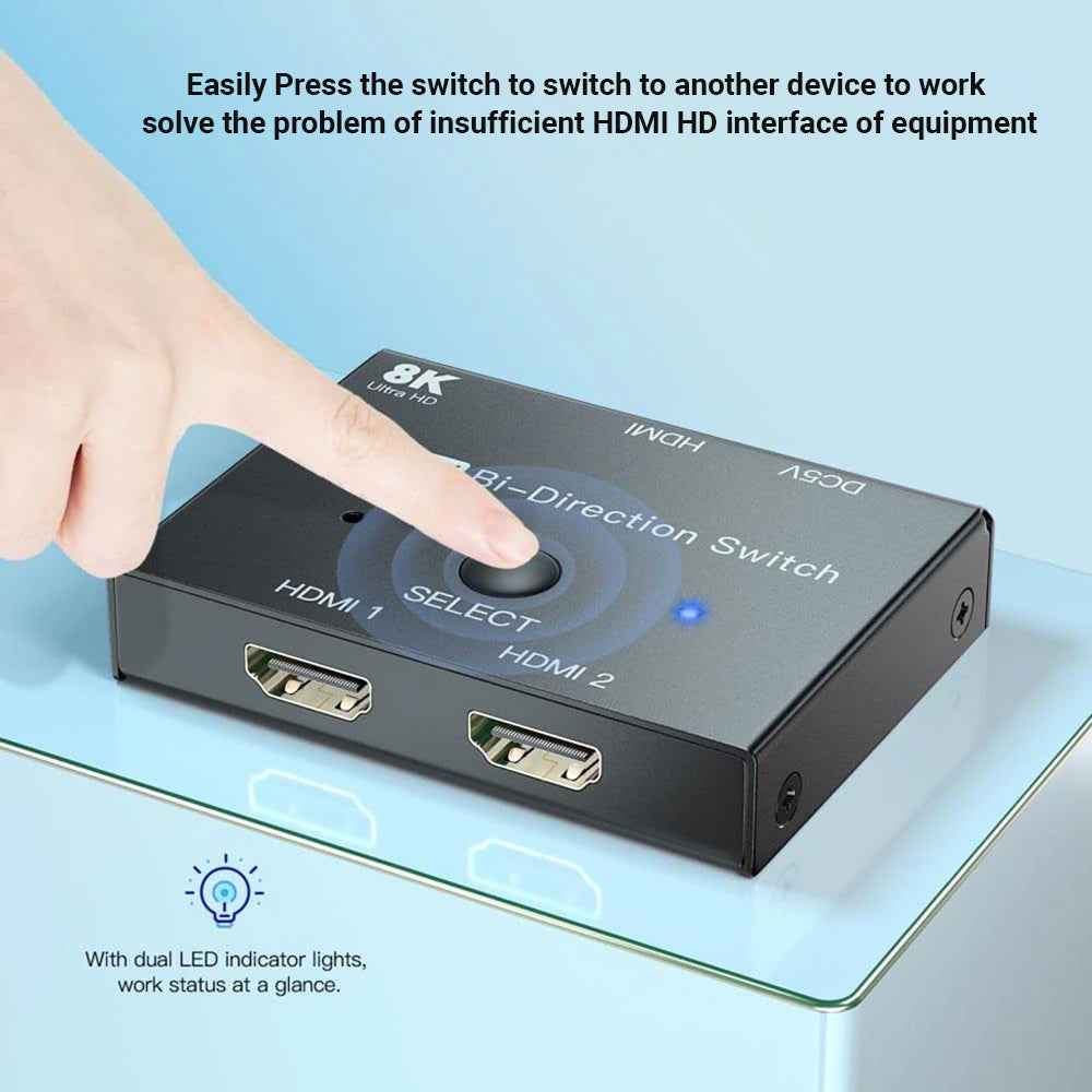XIBUZZ™ 8K HDMI 2.1 Switcher 120Hz