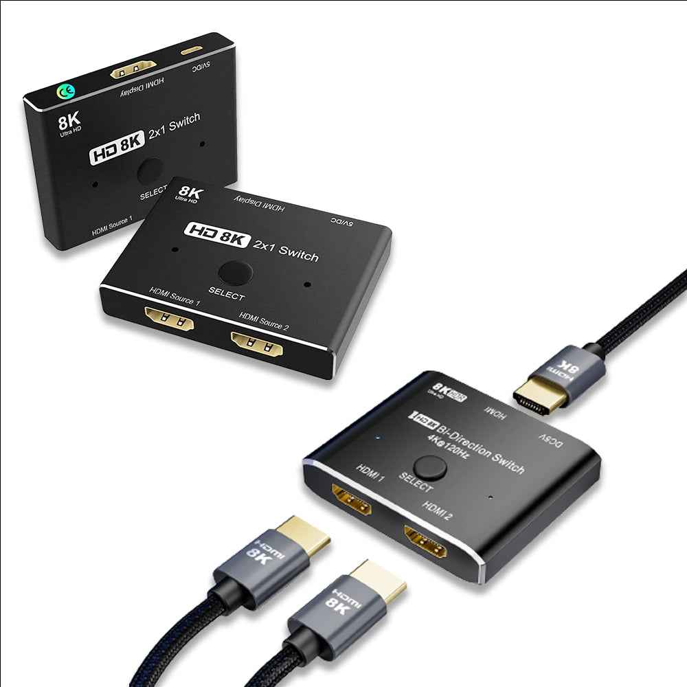 XIBUZZ™ 8K HDMI 2.1 Switcher 120Hz
