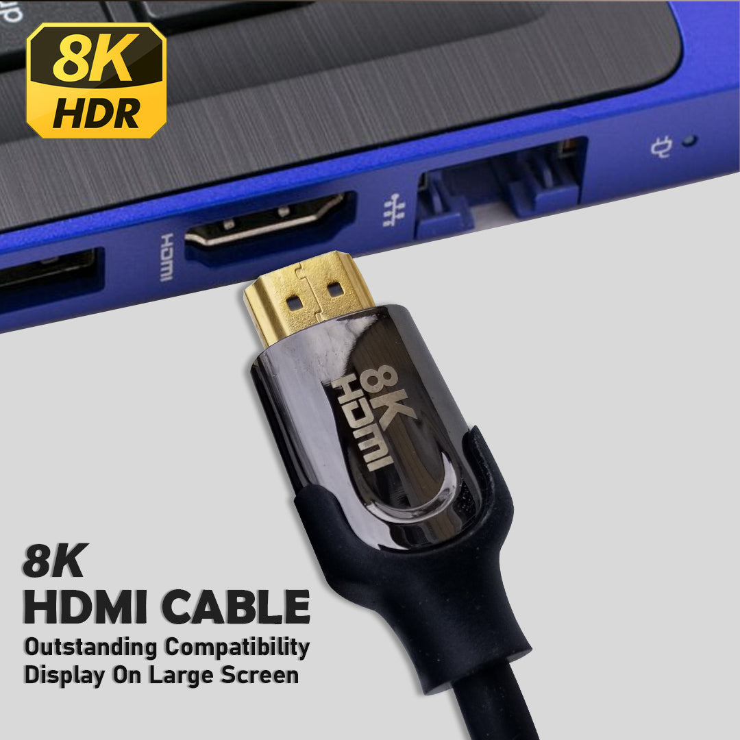 8k hdmi cable 6 FT  48Gbps high speed for Roku TV, Gaming, PC