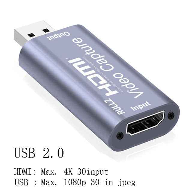 USB to HDMI Mini Video Capture Card for Gaming