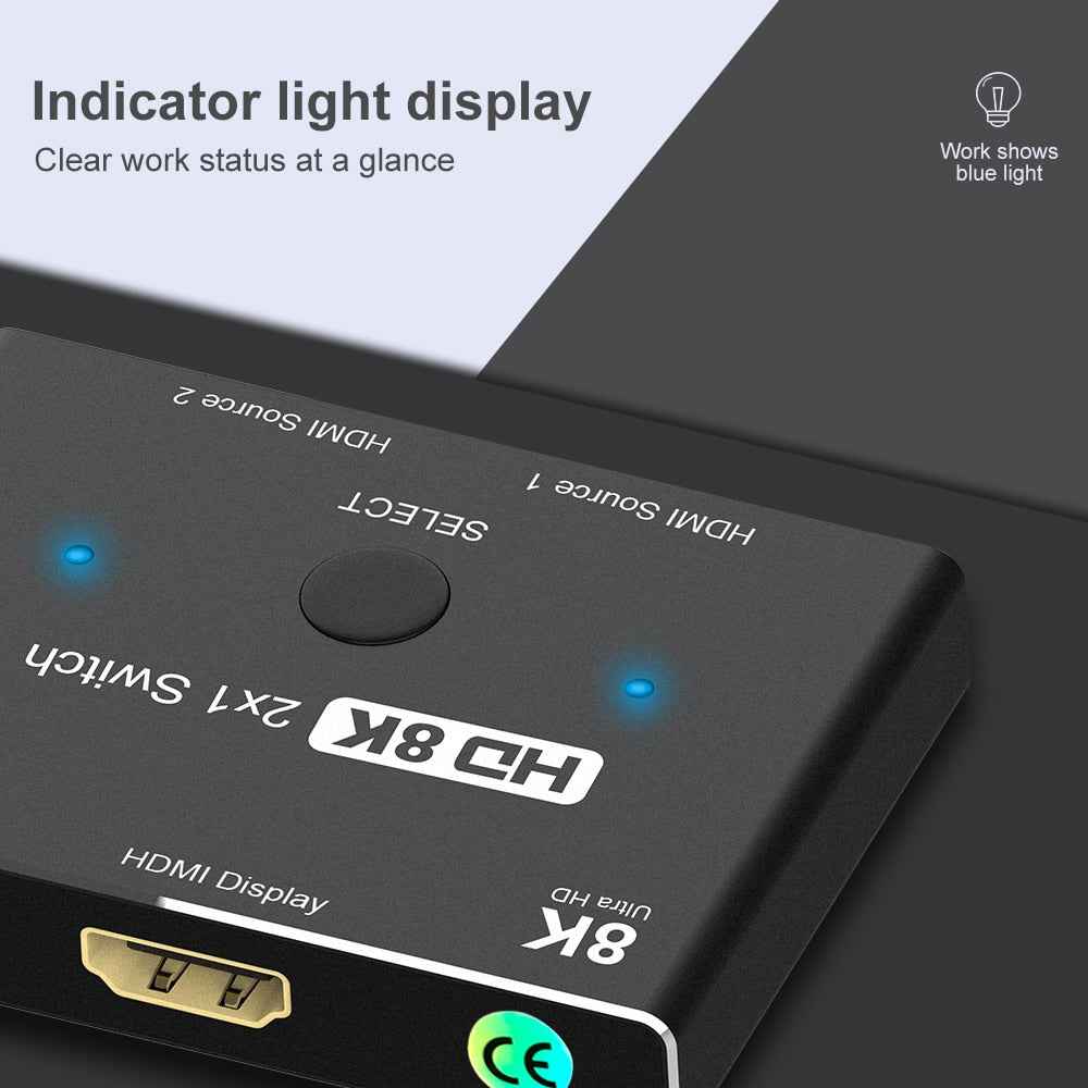 XIBUZZ™ 8K HDMI 2.1 Switch