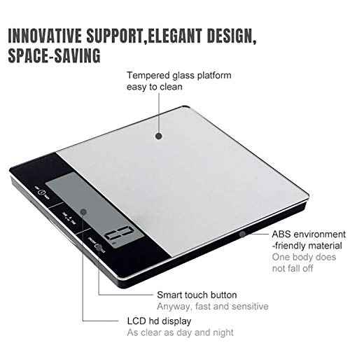 ScenicScale™ Best Food Scale 5kg/11lbs Capacity