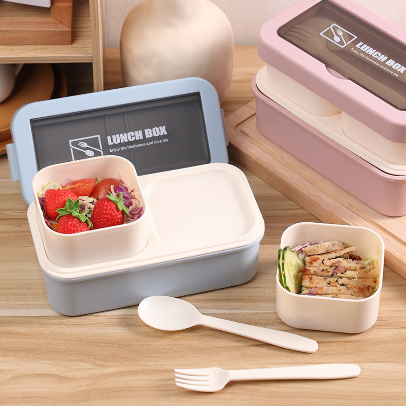 LUXIGEAR™ Double-Layer Lunch Box - Microwaveable