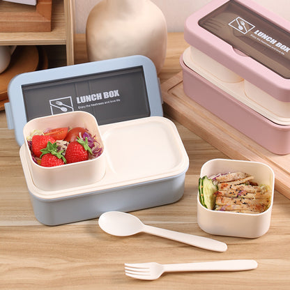 LUXIGEAR™ Double-Layer Lunch Box - Microwaveable