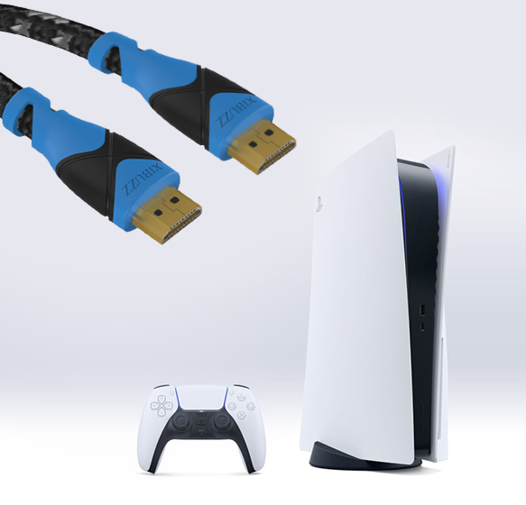 XIBUZZ™ 4K HDMI Cord  -  Ultra High Speed HDMI Cable [Blue]