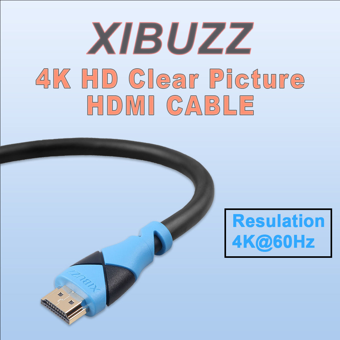 XIBUZZ™ 75ft HDMI 2.1 Cable 4K@120Hz | Ultra High Speed 48Gbps