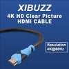 30ft HDMI Cable 4K Ultra High Speed HDMI cable for Roku TV, Laptop, PS5, Xbox (30 Feet)