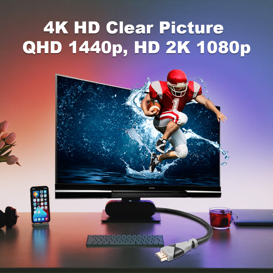 XIBUZZ™ 75ft HDMI 2.1 Cable 4K@120Hz | Ultra High Speed 48Gbps