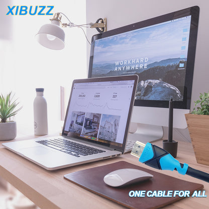 Câble HDMI XIBUZZ 4K de 40 pieds de long-cordon Ultra HD haute vitesse pour téléviseurs UHD, consoles de jeu, moniteurs PS5 Xbox,