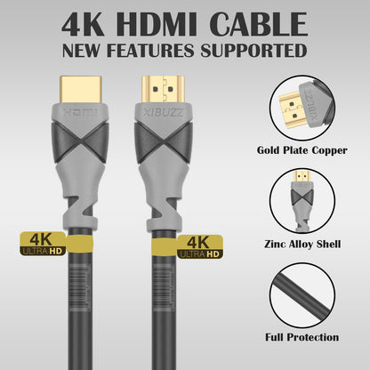 XIBUZZ™ 75ft HDMI 2.1 Cable 4K@120Hz | Ultra High Speed 48Gbps