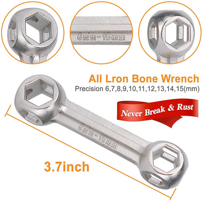 FlexiGear™ 20-In-1 Bicycle Multi-Tool Wrench Set