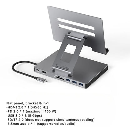 XIBUZZ™ 9 Ports  Hub Tablet Holder