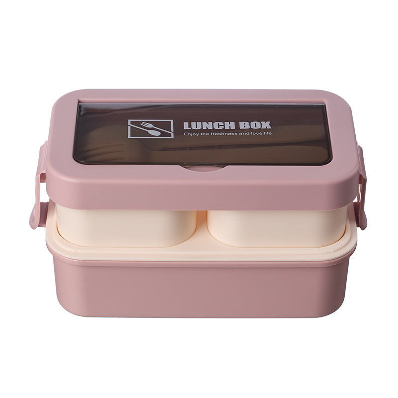 LUXIGEAR™ Double-Layer Lunch Box - Microwaveable
