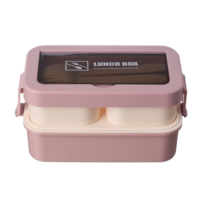 LUXIGEAR™ Double-Layer Lunch Box - Microwaveable