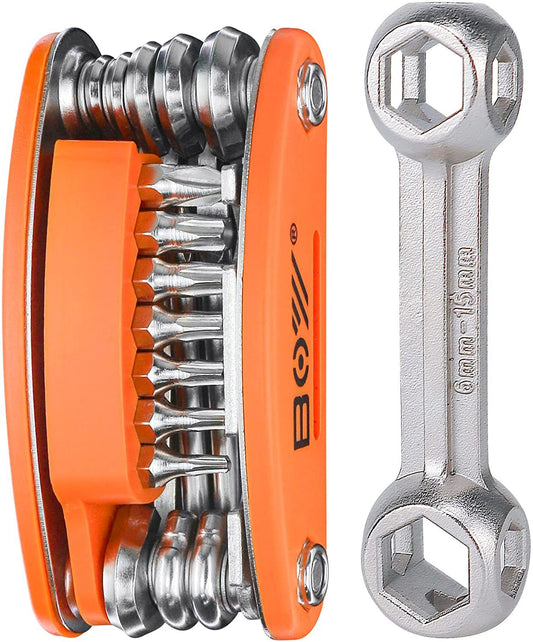 FlexiGear™ 20-In-1 Bicycle Multi-Tool Wrench Set