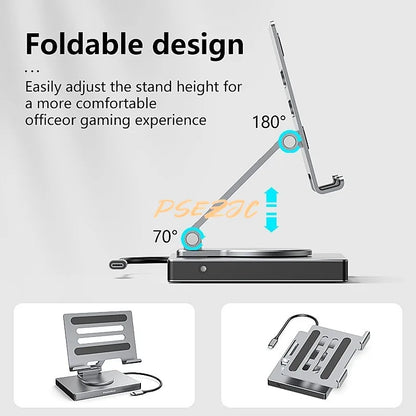 XIBUZZ™ 9 Ports  Hub Tablet Holder
