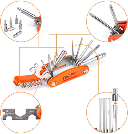 FlexiGear™ 20-In-1 Bicycle Multi-Tool Wrench Set