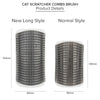 Hot Selling Pp Self Grooming Brush For Cats Wall Corner Massage Cat Scratcher Combs Brush